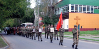 Под знаменем Нерукотворного Спаса. В Тейково прошел крестный ход с военнослужащими ракетной дивизии - Шуйская епархия