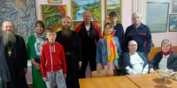 Миссионерский центр при Свято-Троицком храме города Мценска встретил семейную группу паломников из Курска и Железногорска. 29 августа 2026 года, г. Мценск - Орловская и Ливенская епархия