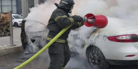 В Туле мужчина получил ожоги при возгорании автомобиля - ГТРК
