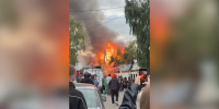 В Стерлитамаке загорелось двухэтажное нежилое здание | ГТРК «Башкортостан» - ГТРК Башкортостан