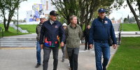 Ольга Абрамова проинспектировала ход благоустройства ключевых общественных пространств Ижевска - Глава и Правительство Удмуртской Республики