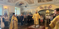 Митрополит Савва совершил Литургию в Воскресенском кафедральном соборе в Неделю 13-ю по Пятидесятнице - Вологодская епархия