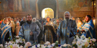 В Пафнутиевом Боровском монастыре состоялось торжественное богослужение с Чином погребения Божией Матери - Пафнутьевский монастырь