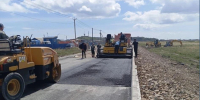 На дороге Южно-Курильск – Отрада уложили более 2 км асфальта - ТИА Острова