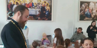 Молебен на начало учебного года и кинолекторий в храме преподобного Сергия г.Ханты-Мансийска - Ханты-Мансийская Митрополия