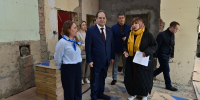 Ростислав Гольдштейн проинспектировал ход ремонта центра занятости в Инте - ИА Комиинформ
