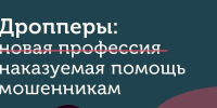 В поисках подработки в интернете будьте осторожны: вы можете стать дроппером – соучастником мошенников - Министерство региональной безопасности