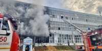 Пожар на складе в Павловском Посаде локализован, открытое горение ликвидировано - Павлово-Посадский район