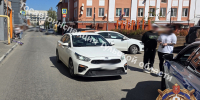 В Учетном переулке Тулы автоледи на Kia сбила подростка на электросамокате - ИА Тульская служба новостей