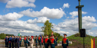 В Воронежской области открыли мемориал в честь Героя Советского Союза генерал-майора Александра Лизюкова - РИА Воронеж
