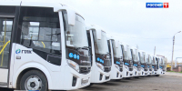В регион прибыли 33 современных автобуса класса «Вектор NEXT» - ГТРК