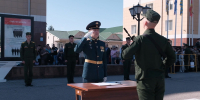 Первокурсники Военной академии РХБЗ приняли присягу - ТРК Русь
