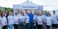 Участники форума позируют с Губернатором. - Козельский район