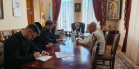 Митрополит Кирилл возглавил рабочее совещание, посвященное восстановлению Иоанно-Мариинского женского монастыря - Епархия