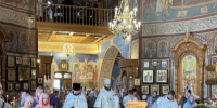 Архиерейское богослужение в Троицком кафедральном соборе г. Щигры. - Щигровская епархия