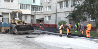 Новый асфальт укладывают во дворах на улицах Дзержинского и Филатова - Муром24.РФ