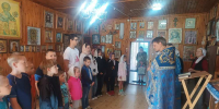 Акция "Помоги собраться в школу" в Артюшкино - Мелекесская епархия