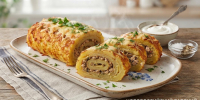 Картофельный рулет с курицей и грибами - Газета Новороссийский рабочий