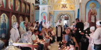 В Евдокиевском храме г. Липецка был совершен молебен перед началом нового учебного года для детей-инвалидов - Первое Липецкое благочиние