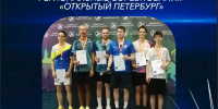 Бадминтонисты из Ленобласти завоевали четыре награды турнира «Открытый Петербург» - ЛенТВ24