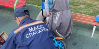 В Новосибирске спасатели освободили ногу малыша, застрявшую в раме велосипеда - Сиб.фм