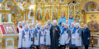 В день празднования иконы Божией Матери «Всецарица» архипастырь совершил чин посвящения в сестры милосердия - Ижевская и Удмуртская епархия
