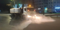 Поливомоечные машины работали ночью на улицах города. - Городской округ Иваново