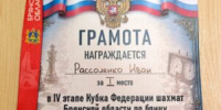 Юный севский шахматист Иван Рассоленко стал победителем областных соревнований - Газета Севская правда