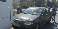Водитель иномарки врезался в маршрутку и погиб в Воронеже - Обозреватель.Врн