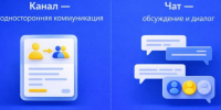 Чат vs Канал: форматы коммуникации. - Волоконовский муниципальный округ