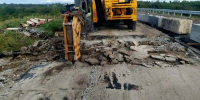 Ремонт моста у села Михайловка выполнен на треть - gtrkamur.ru - ГТРК Амур