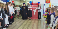 Священники Весьегонского благочиния приняли участие в мероприятиях, посвящённых Дню знаний - Весьегонское благочиние