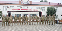 Военнослужащие минометной батареи сдали кровь для онкобольной жительницы Грозного - Росгвардия