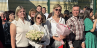 Дмитрий Миляев открыл «линейку» в Болоховской школе в День знаний - ТК Первый Тульский