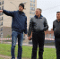 Делегация во главе с Андреем Шимкивом определяет ход работ в "Бугаков-парке", фото Александры Федотовой - Законодательное собрание
