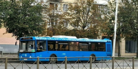 В Калининграде на линию вышел ЛиАЗ c логотипом «Мосгортранса» (фото) - Новости Калининграда | Фото Михаила Лаврукайтиса - Klops.Ru