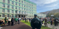 Сотрудники МЧС обеспечили пожарную безопасность в День знаний и провели занятия со школьниками - ГУ МЧС МО
