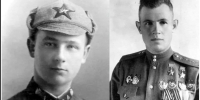 Сергей Соколов в начале боевого пути и его друг лётчик-штурмовик Александр Ефимов. - Крымская правда
