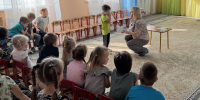 В МДОУ "Детский сад комбинированного вида №227" Заводского района г. Саратова провели занятие «Знай правила пожарной безопасности» - ВДПО