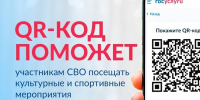 QR-код для подтверждения статуса участника СВО при посещении учреждений культуры и спорта - Государственный архив