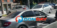 В Ростове Пушкинскую сковала пробка из-за жесткой аварии - DonDay.Ru