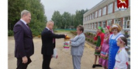 Открытие школы после капитального ремонта - Куженерский муниципальный район