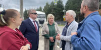 В Тучково прошел выездной осмотр остановки общественного транспорта - Рузский городской округ