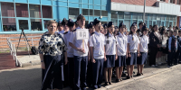В День знаний руководитель следственного управления принял участие в торжественной линейке в одной из школ - Следственный комитет