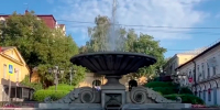 В историческом центре Ставрополя ожил заброшенный фонтан у памятника Пушкину - Bloknot-Stavropol.Ru