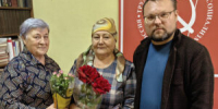 КОММУНИСТЫ КИНЕШМЫ ПОЗДРАВИЛИ С ДНЕМ РОЖДЕНИЯ  ВАЛЕНТИНУ ЗАВЬЯЛОВУ - КПРФ