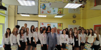 Председатель Общественной палаты провел Урок Мужества для лицеистов - Общественная палата