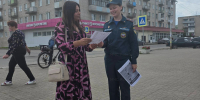 В Острове  проведен рейд по разъяснению требований  пожарной безопасности - МЧС Псковской области
