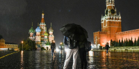 Ливень обрушился на Москву - M24.Ru