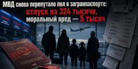 МВД снова перепутало пол в загранпаспорте: отпуск на 324 тысячи, моральный вред — 5 тысяч - ИА SakhaTime
